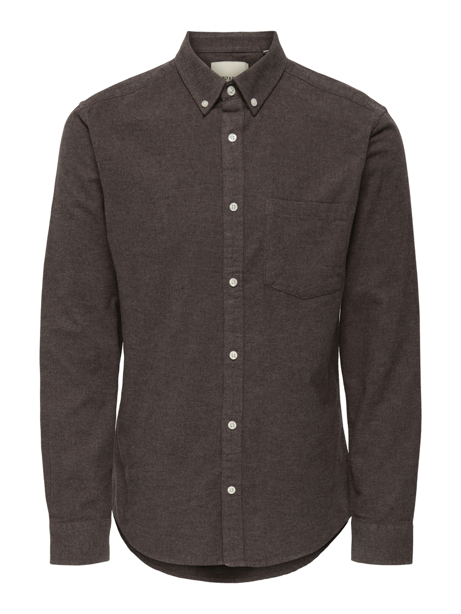 Hemd van het merk Only & Sons in het Bruin