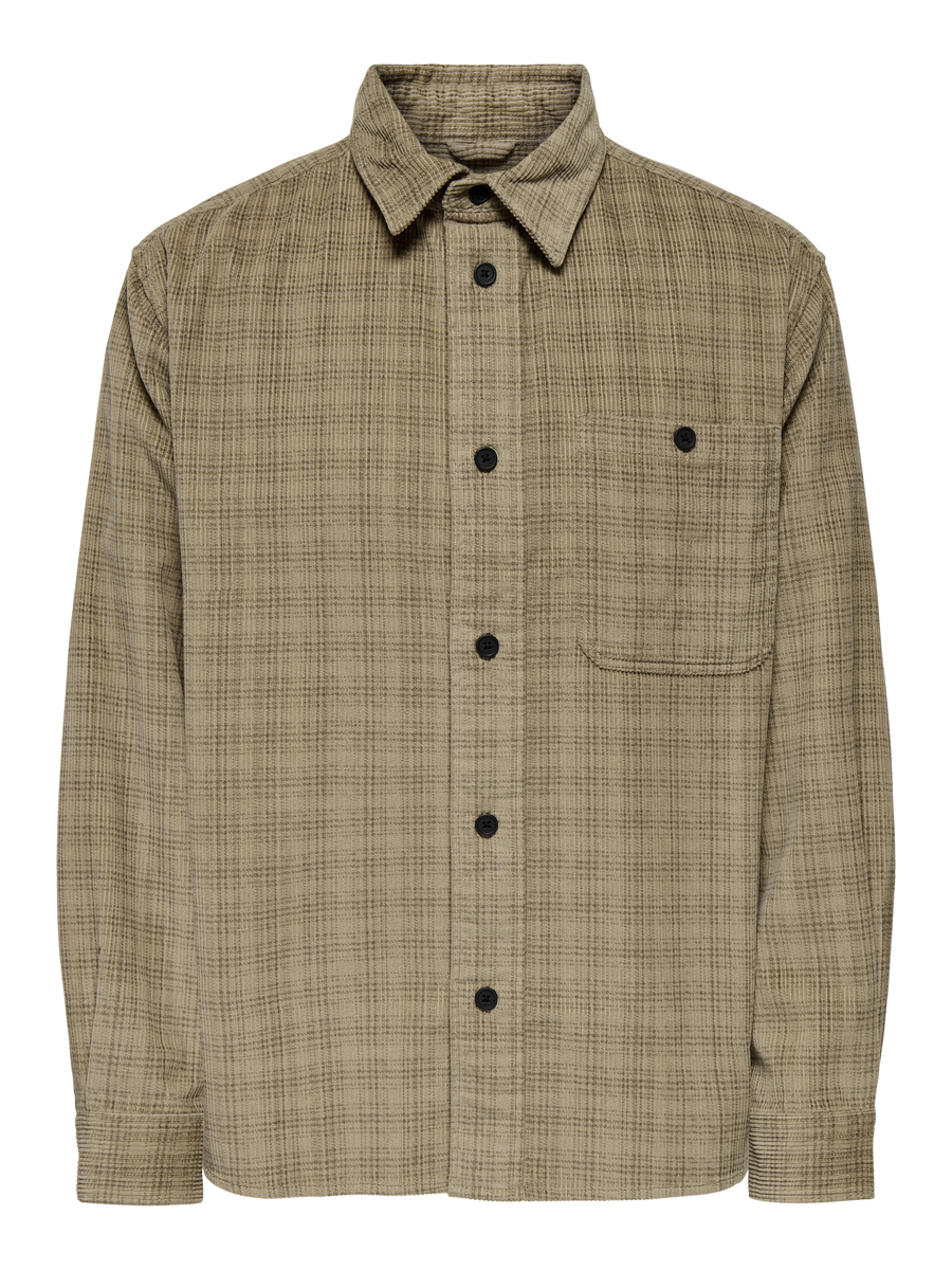 Hemd van het merk Only & Sons in het Beige