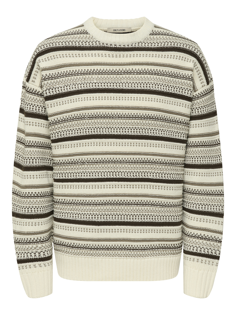 Pull van het merk Only & Sons in het Ecru