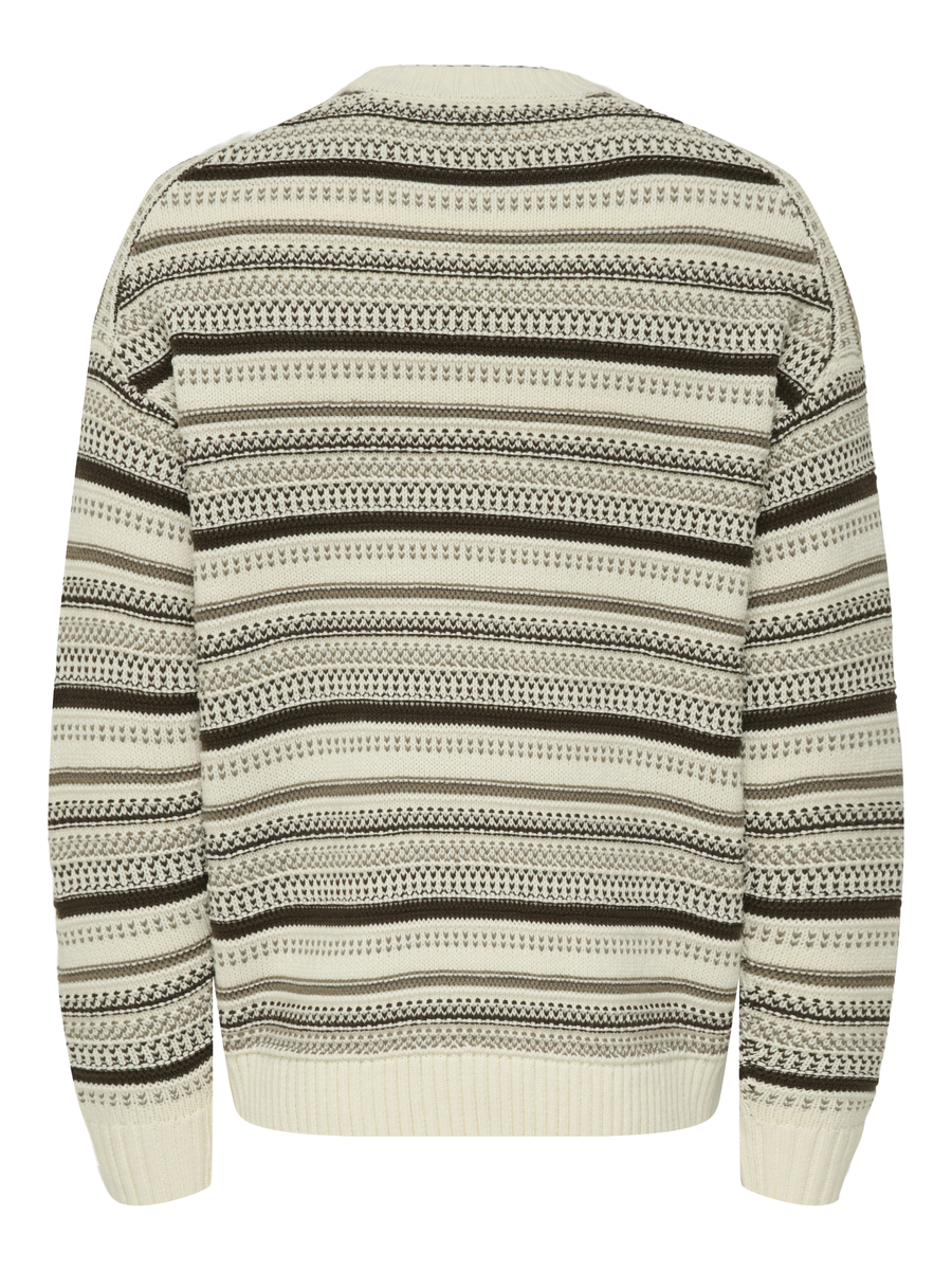 Pull van het merk Only & Sons in het Ecru