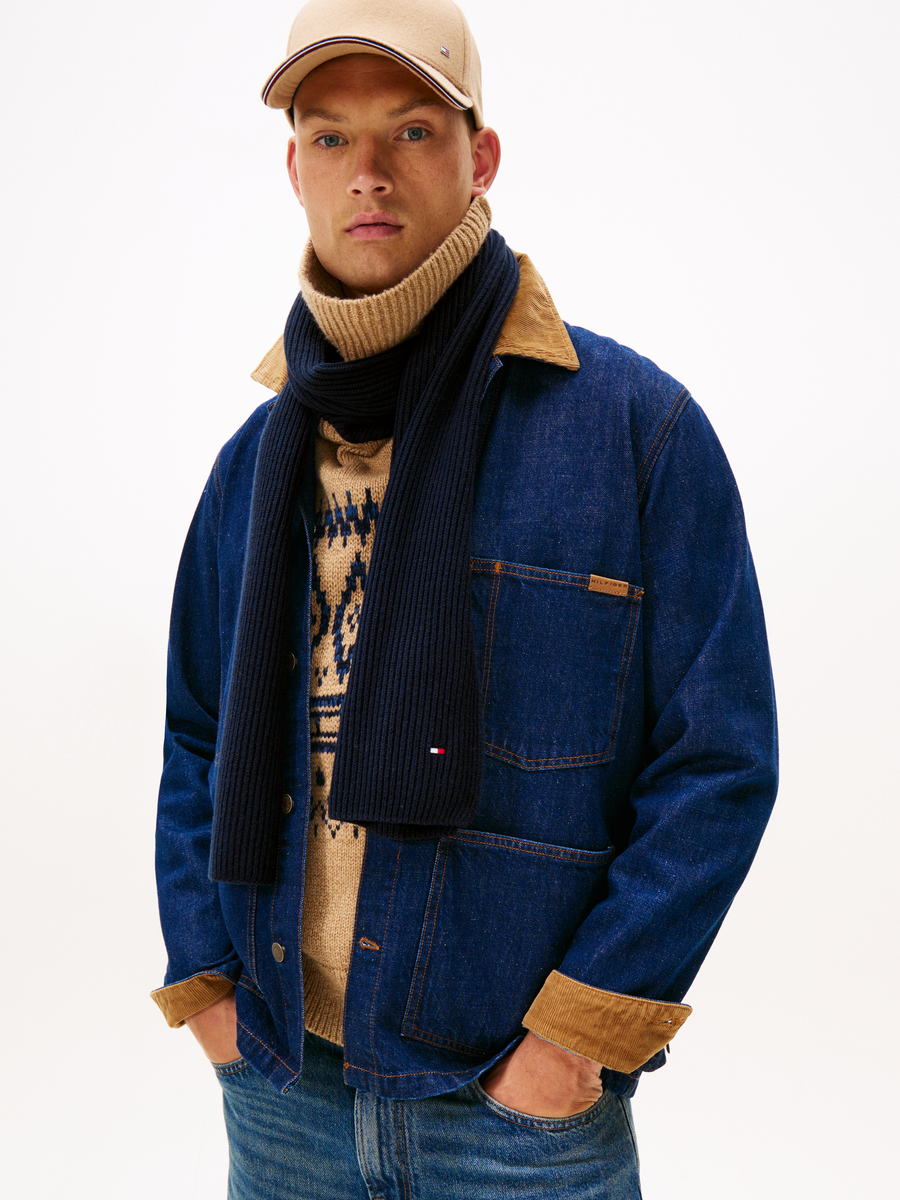 Sjaal van het merk Tommy Jeans in het Blauw