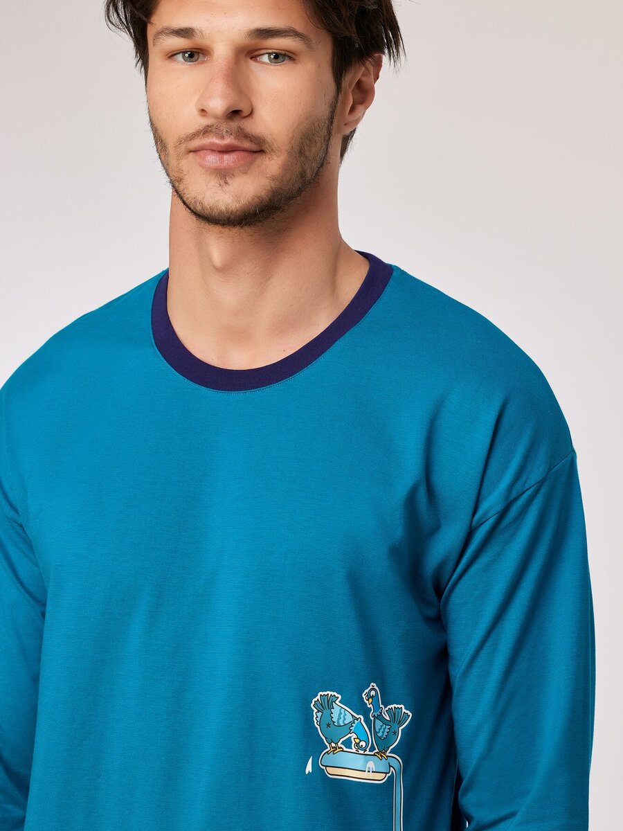 Pyjama van het merk Woody in het Blauw