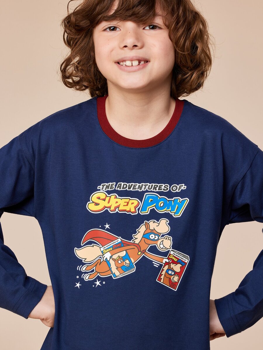 Pyjama van het merk Woody in het Blauw