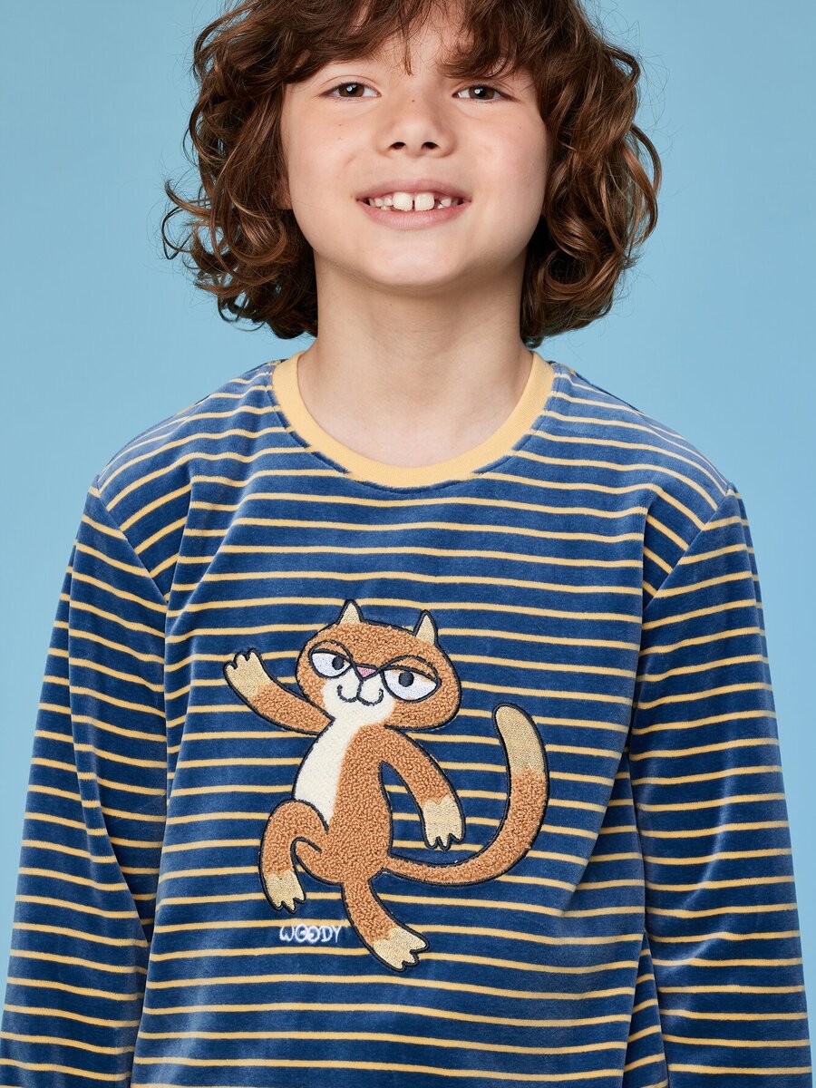 Pyjama van het merk Woody in het Blauw