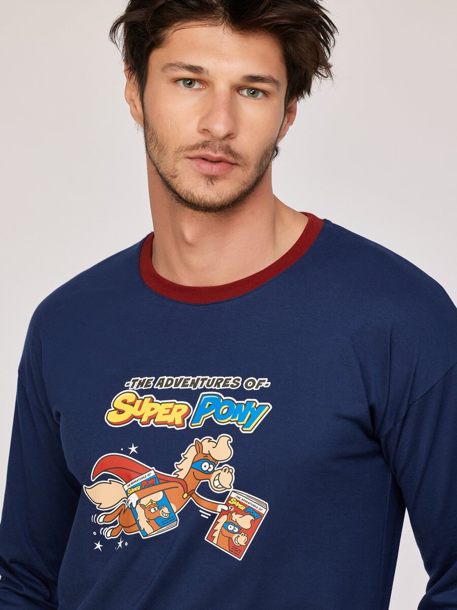 Pyjama van het merk Woody in het Blauw
