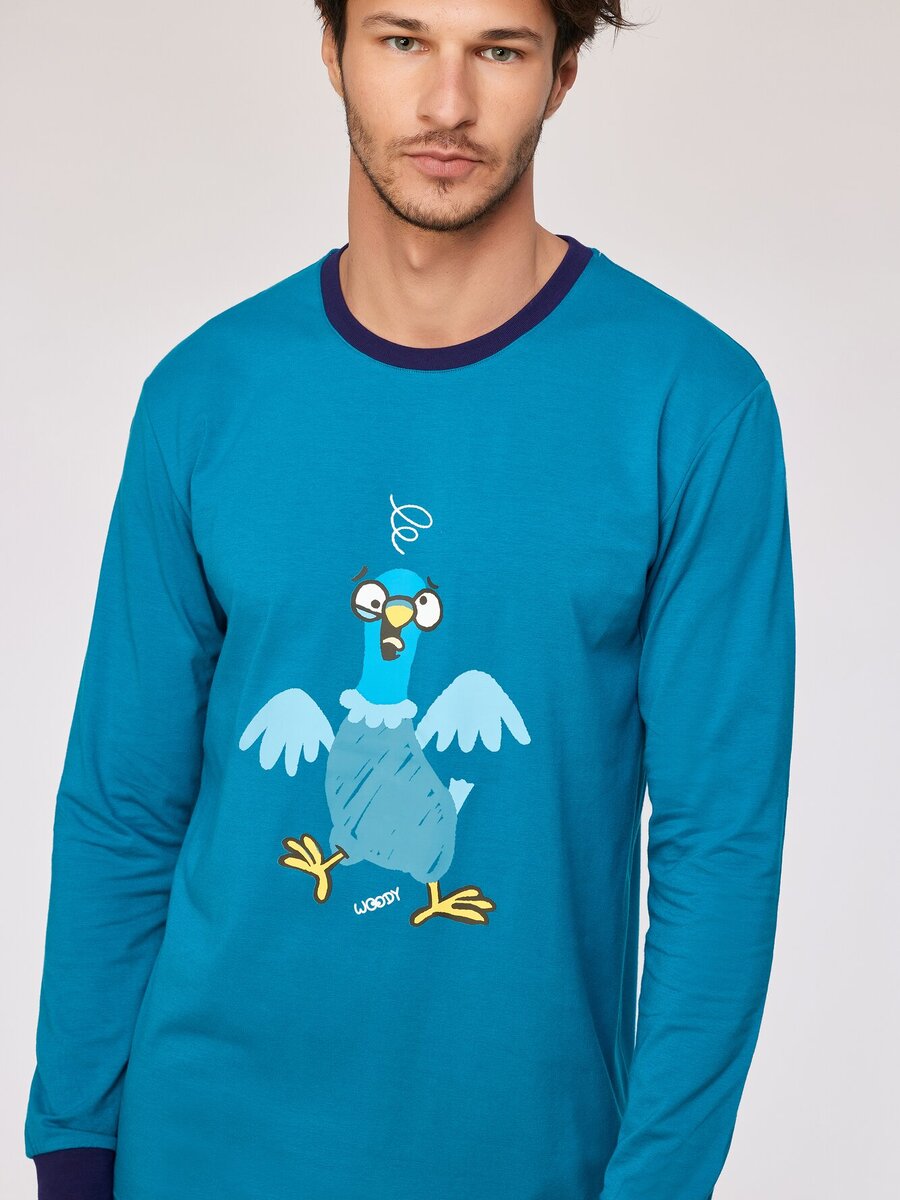 Pyjama van het merk Woody in het Blauw