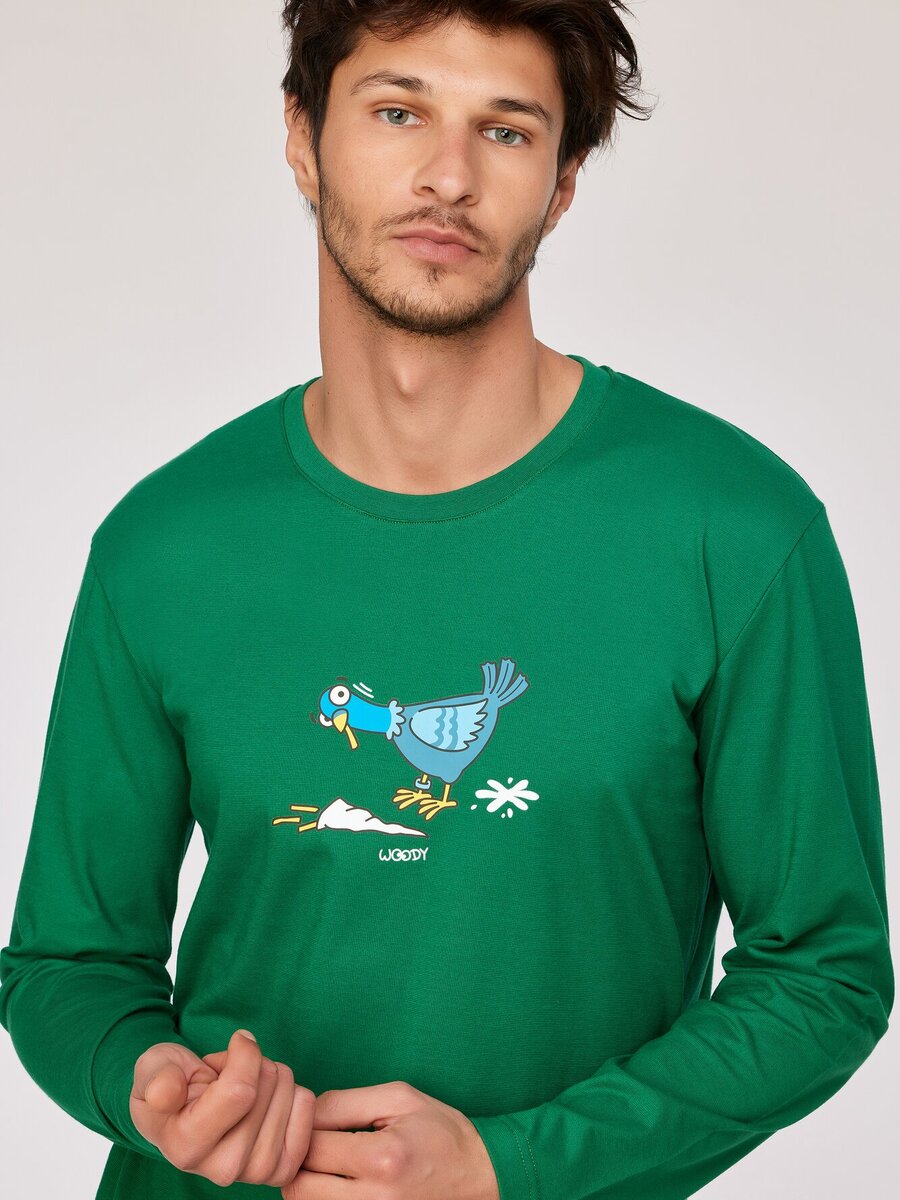Pyjama van het merk Woody in het Groen