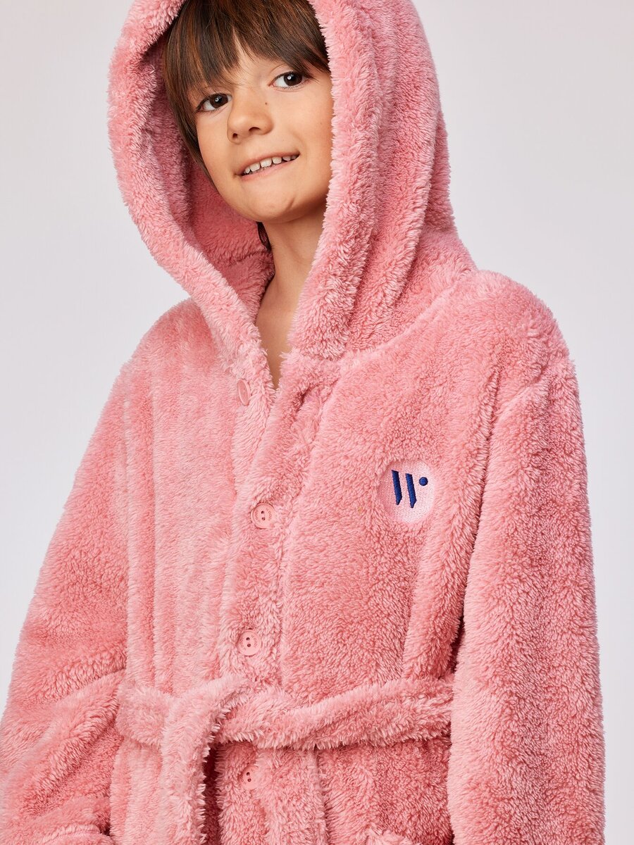 Badjas van het merk Woody in het Roze