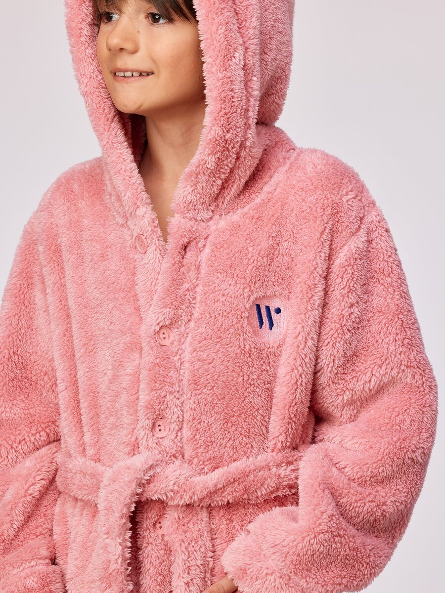 Badjas van het merk Woody in het Roze