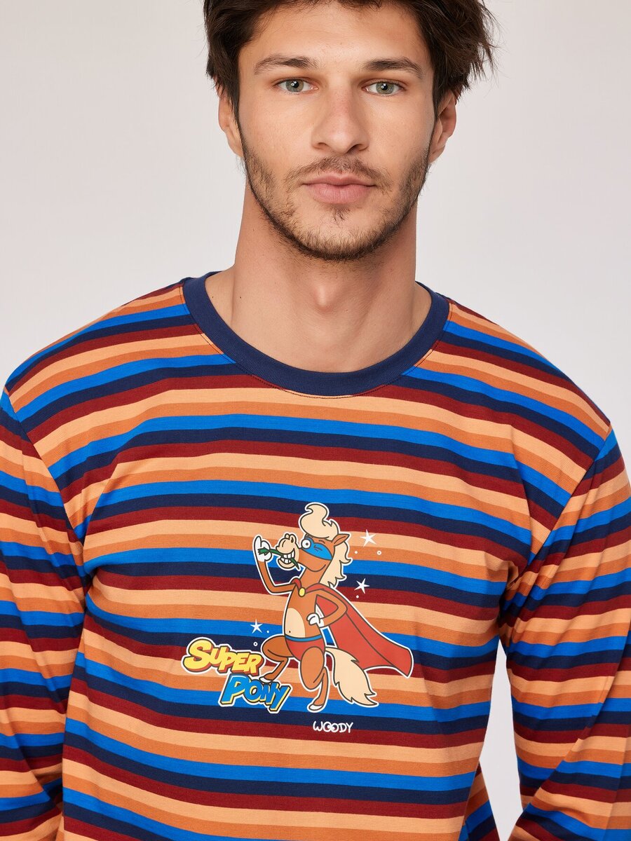 Pyjama van het merk Woody in het Blauw