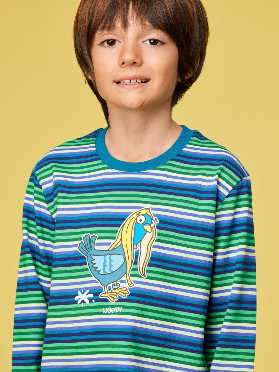 Pyjama van het merk Woody in het Kaki