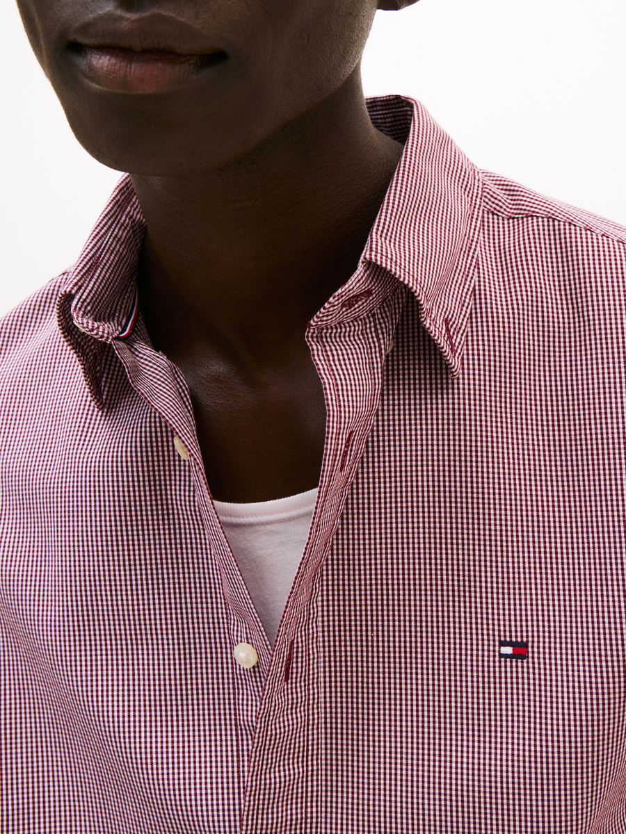 Hemd van het merk Tommy Hilfiger in het Rood