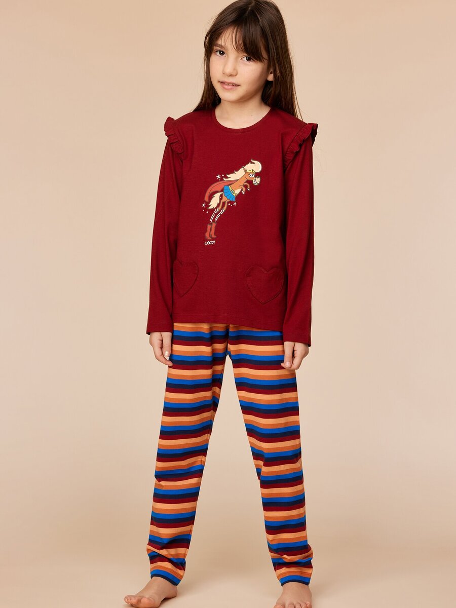 Pyjama van het merk Woody in het Rood