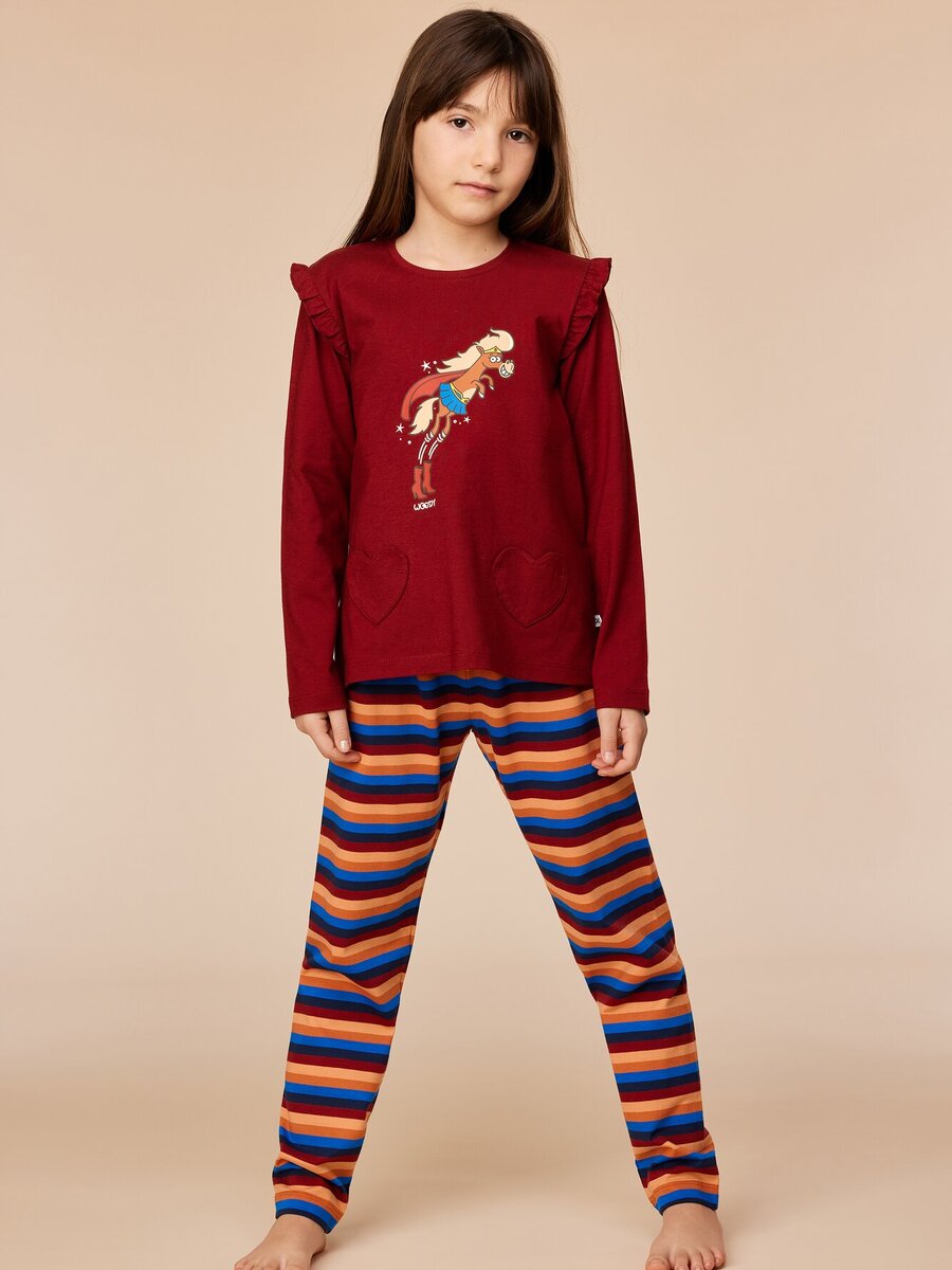 Pyjama van het merk Woody in het Rood