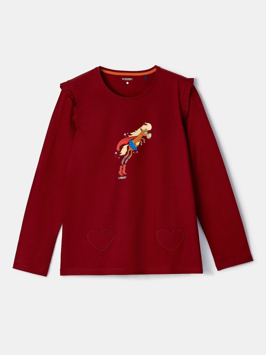 Pyjama van het merk Woody in het Rood