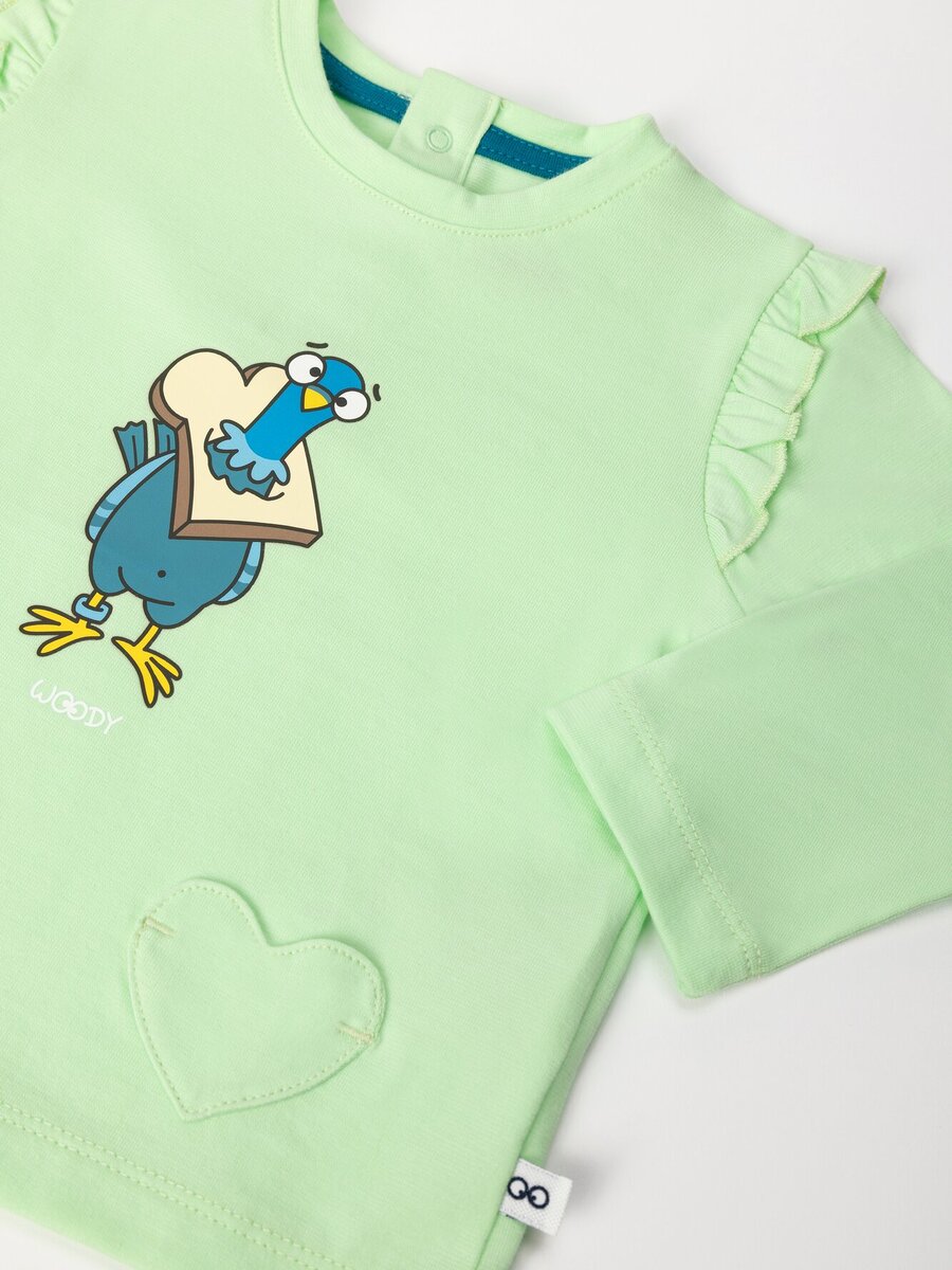 Pyjama van het merk Woody in het Groen