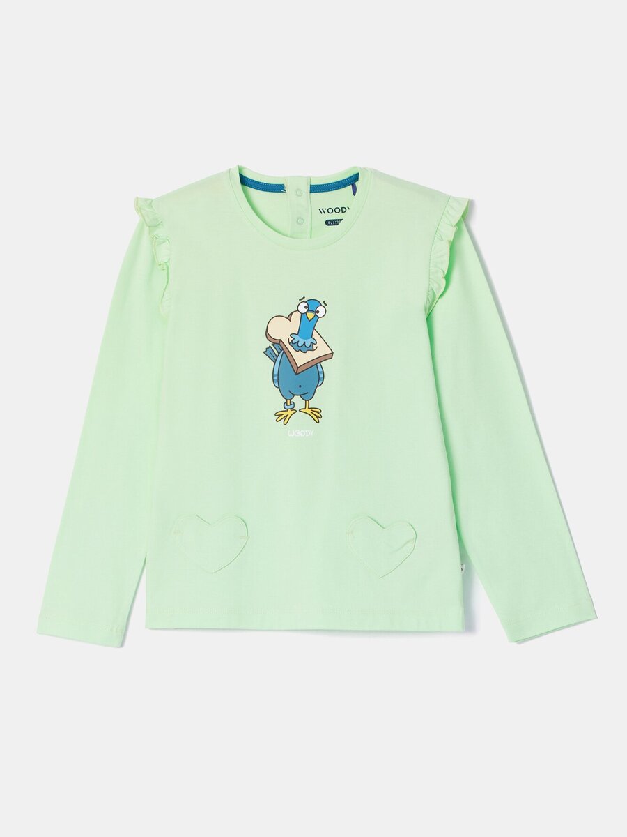 Pyjama van het merk Woody in het Groen