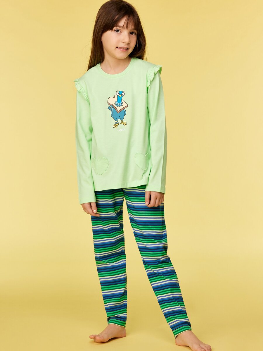 Pyjama van het merk Woody in het Groen
