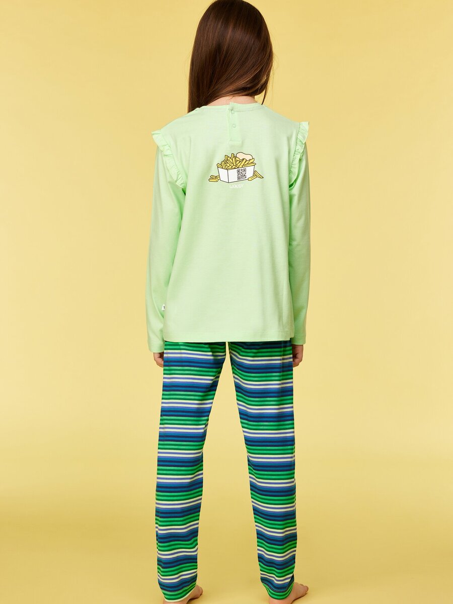 Pyjama van het merk Woody in het Groen