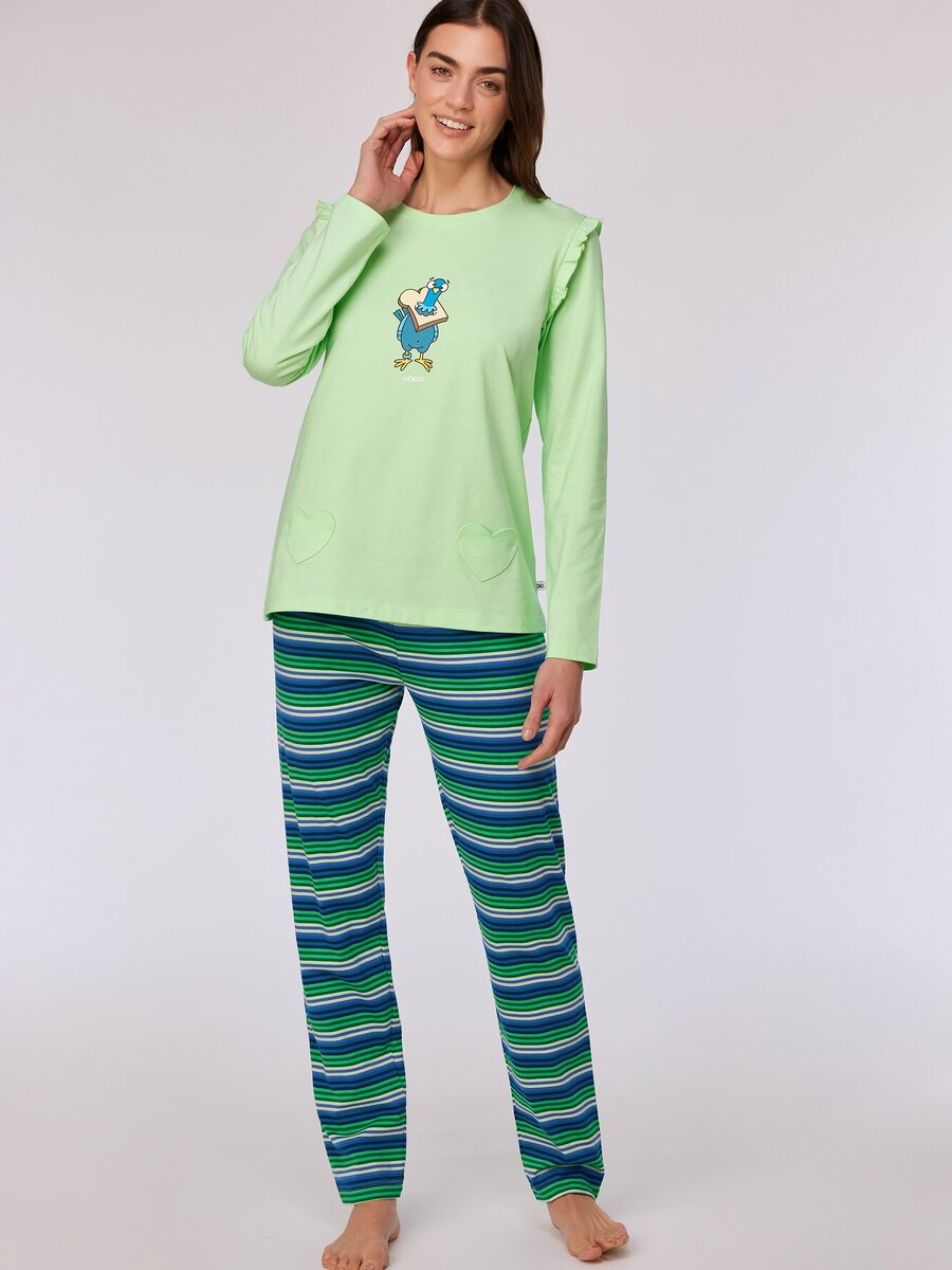 Pyjama van het merk Woody in het Groen