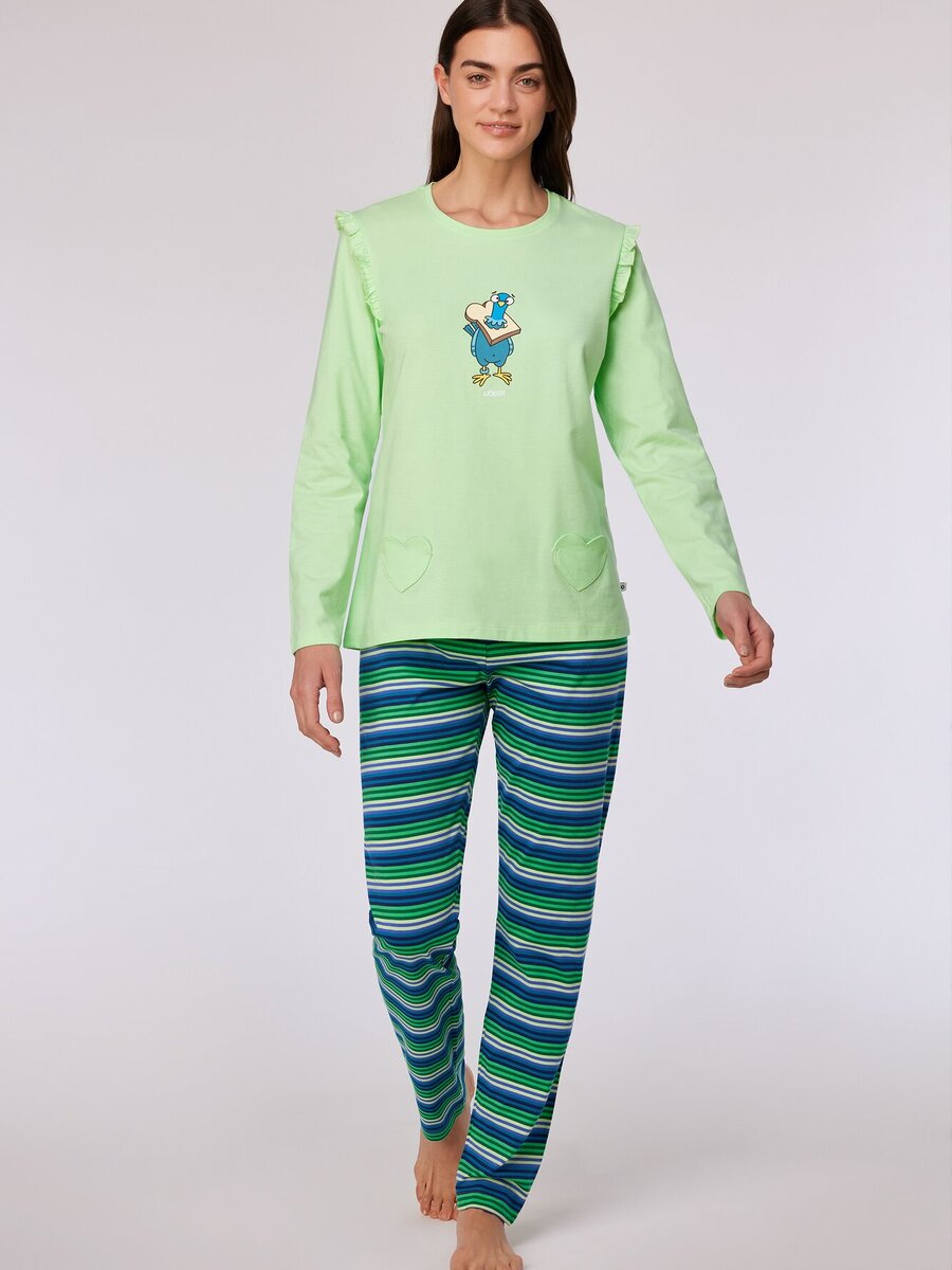 Pyjama van het merk Woody in het Groen