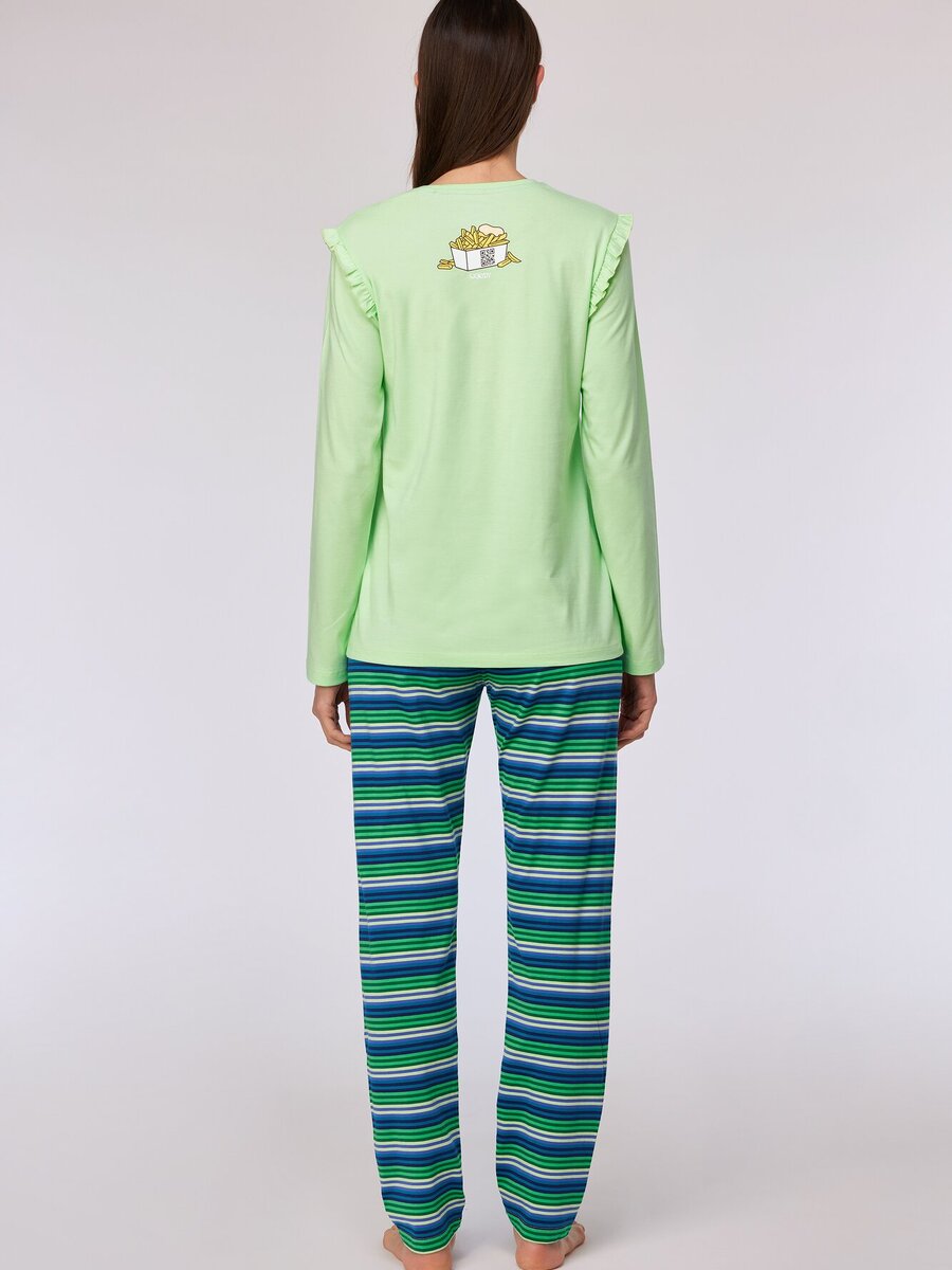 Pyjama van het merk Woody in het Groen
