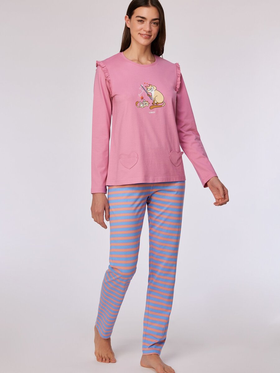 Pyjama van het merk Woody in het Roze