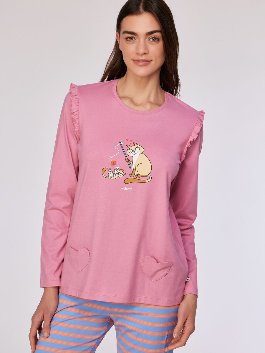 Pyjama van het merk Woody in het Roze