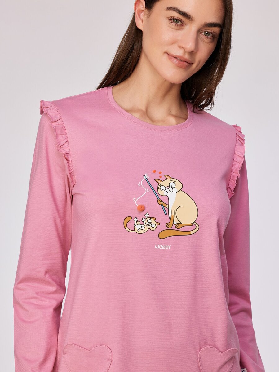 Pyjama van het merk Woody in het Roze