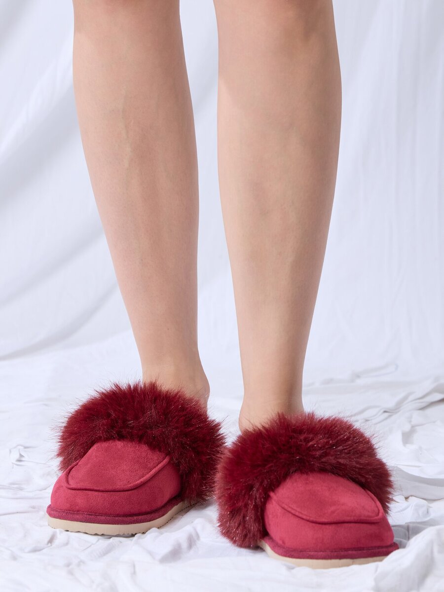 Pantoffels van het merk Lords&lilies in het Rood