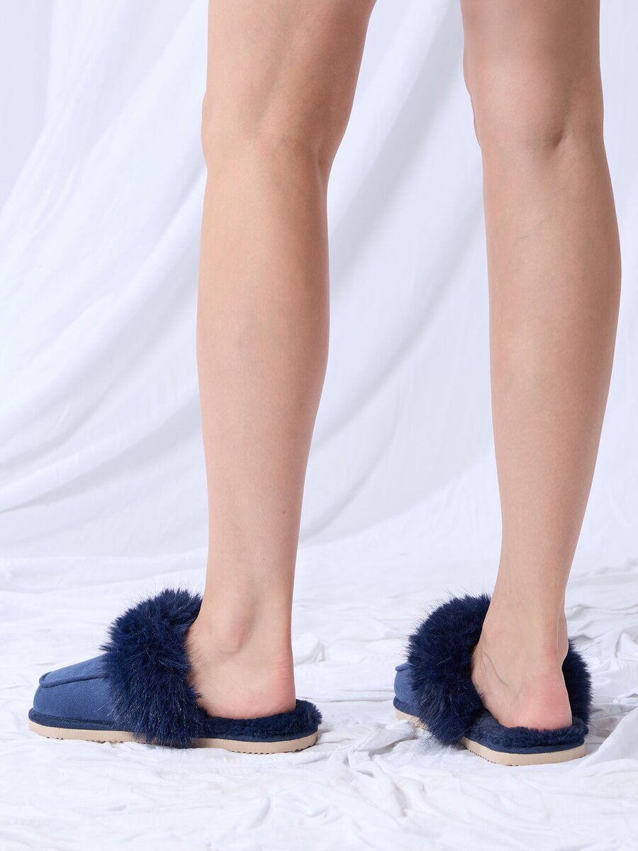 Pantoffels van het merk Lords&lilies in het Blauw