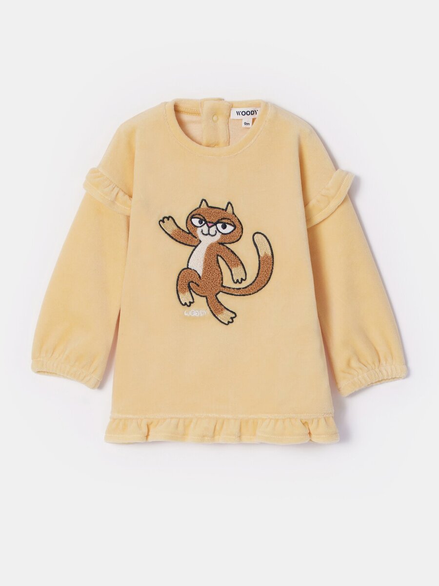Pyjama van het merk Woody in het Geel