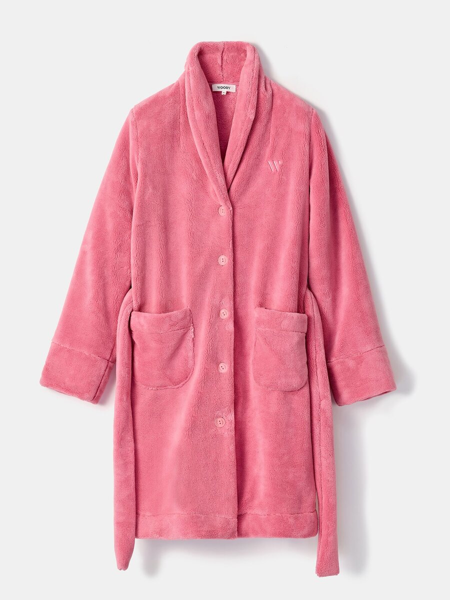Badjas van het merk Woody in het Roze
