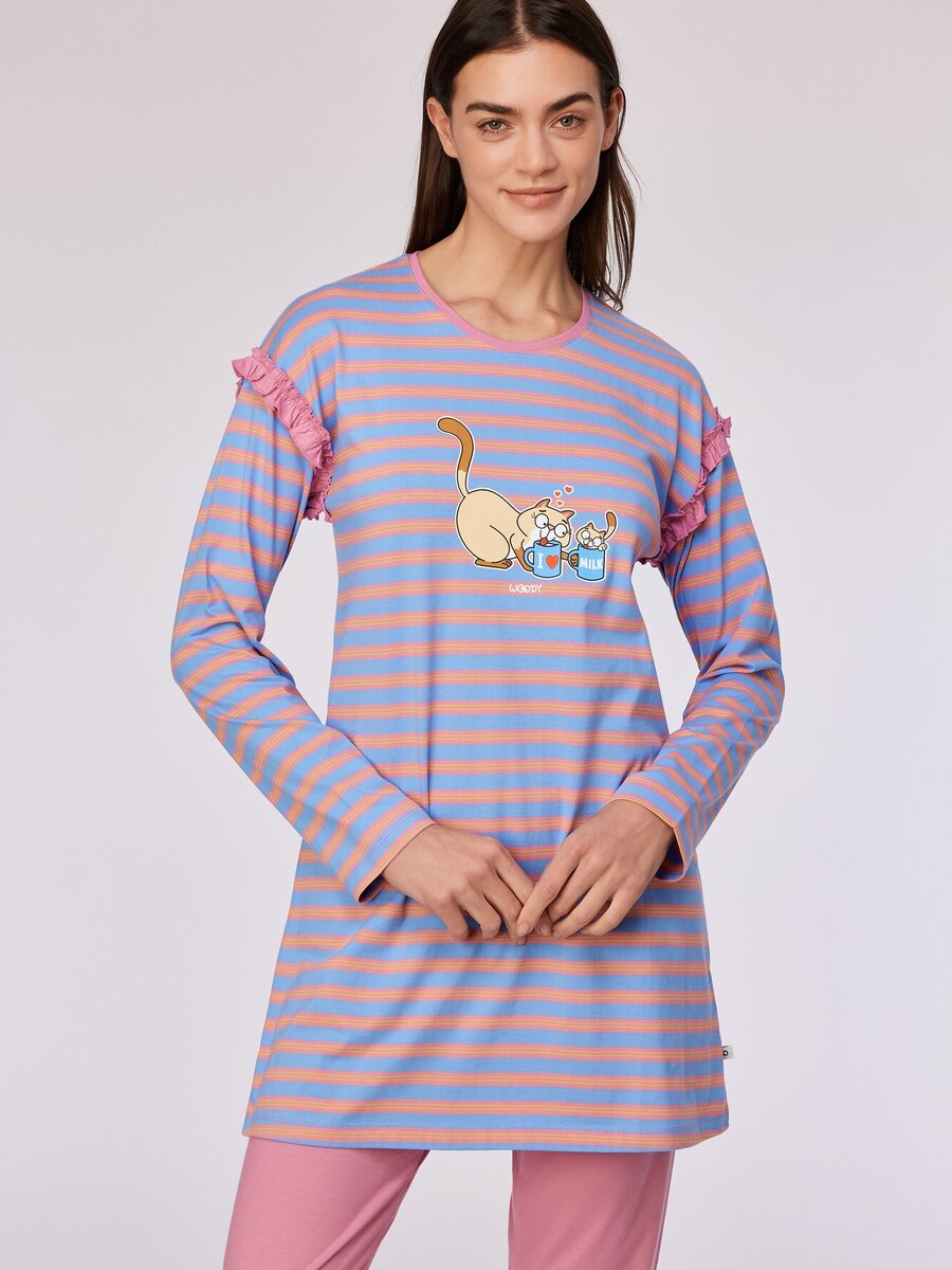 Pyjama van het merk Woody in het Ecru