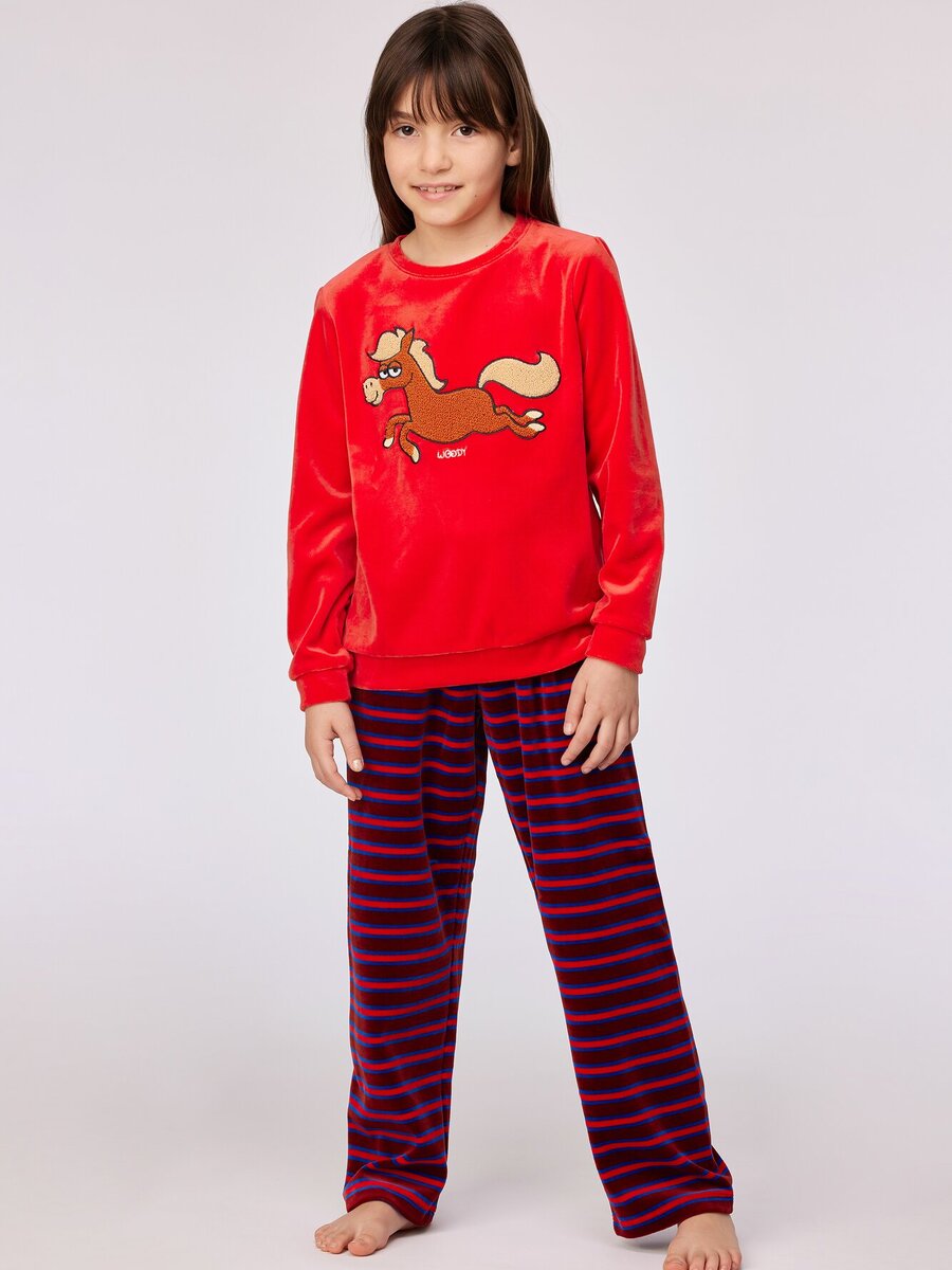 Pyjama van het merk Woody in het Rood