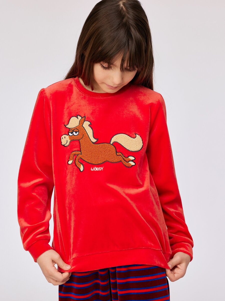 Pyjama van het merk Woody in het Rood