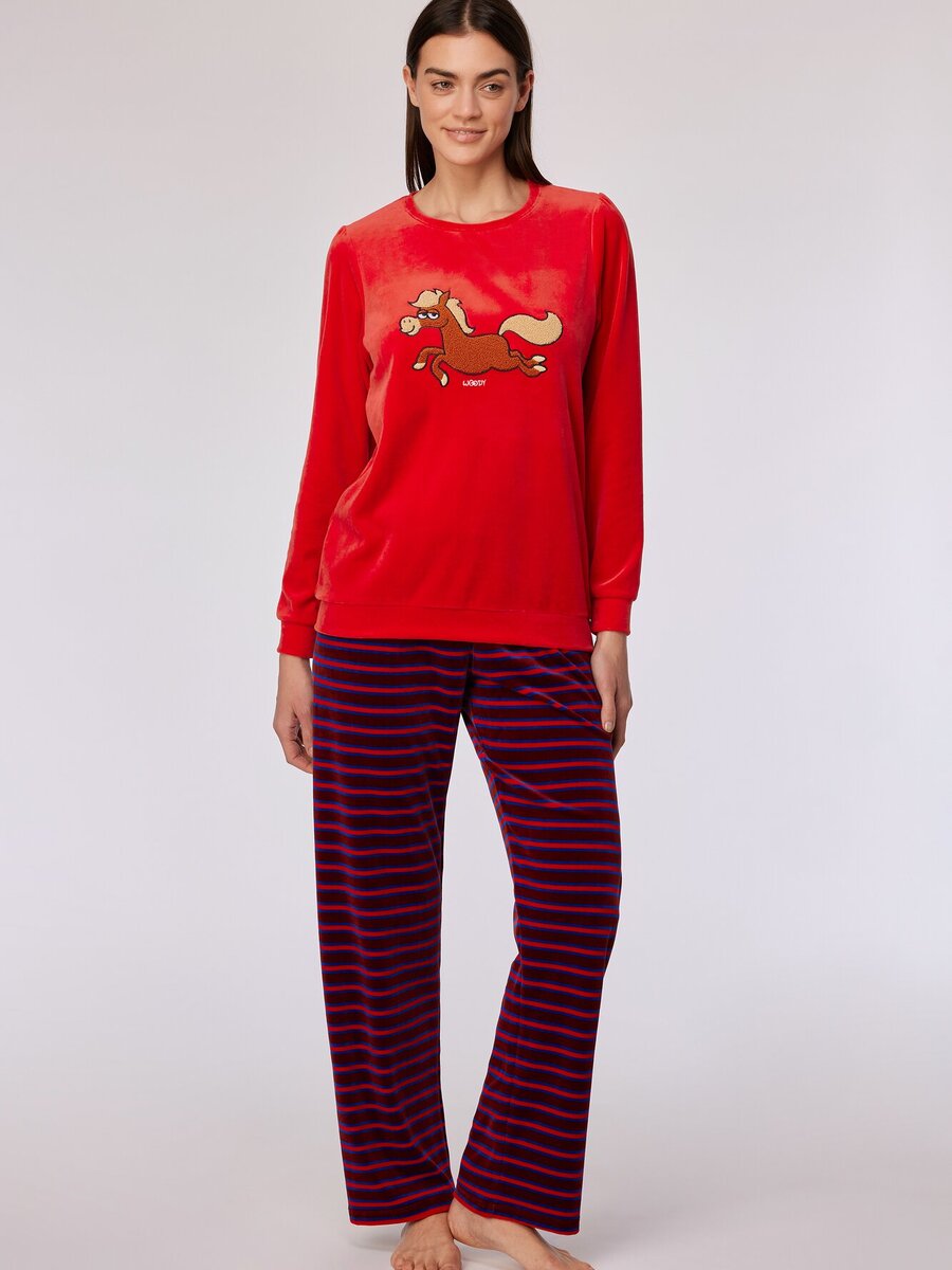 Pyjama van het merk Woody in het Rood