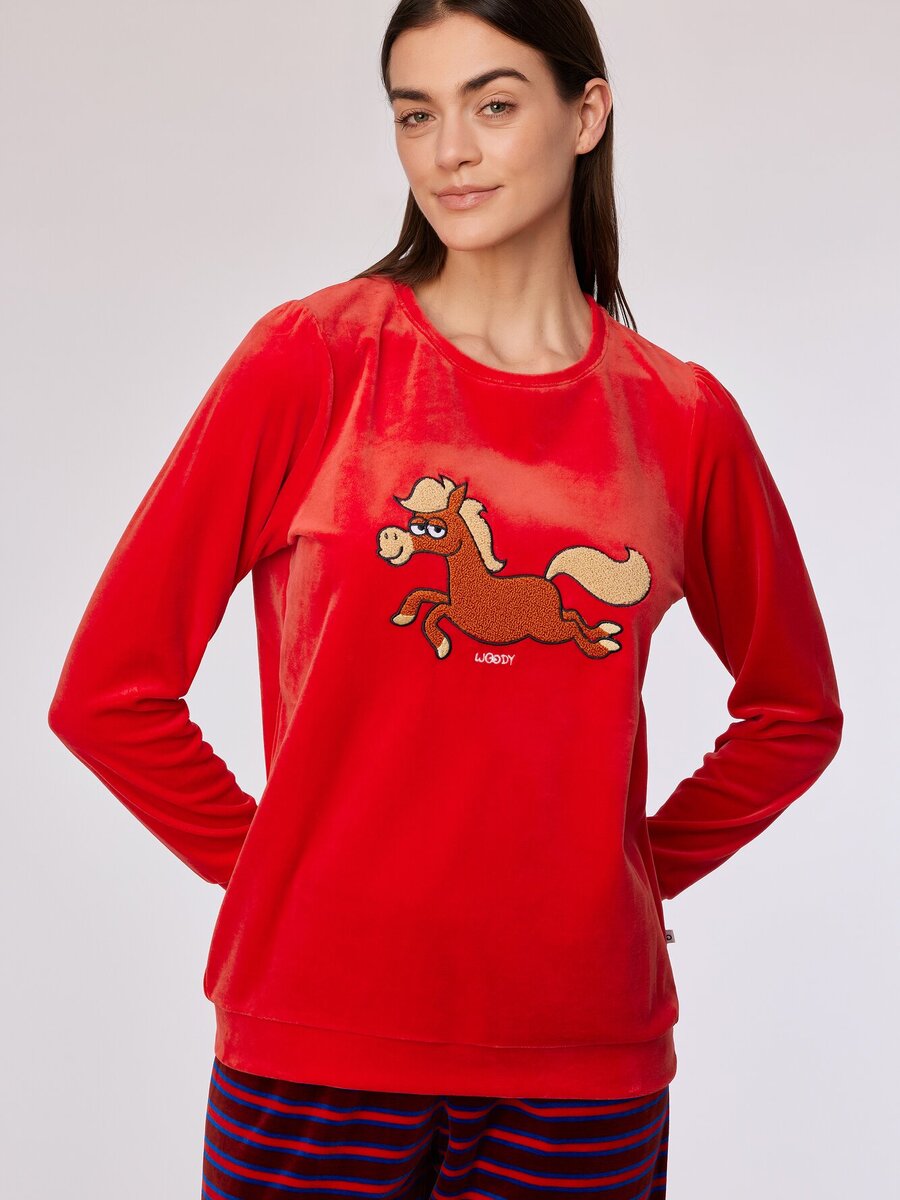 Pyjama van het merk Woody in het Rood