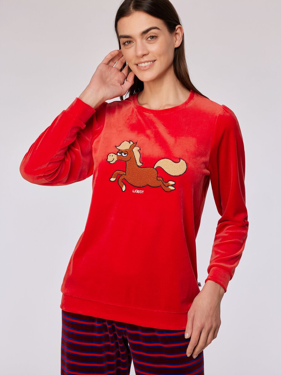 Pyjama van het merk Woody in het Rood