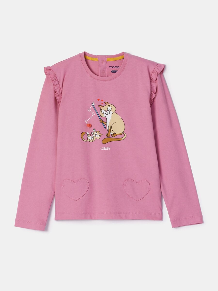 Pyjama van het merk Woody in het Roze