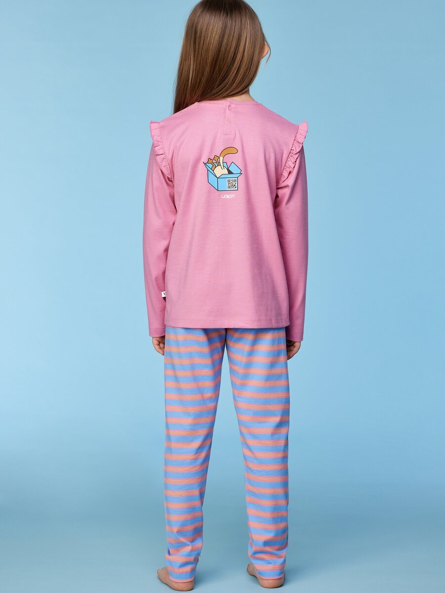 Pyjama van het merk Woody in het Roze