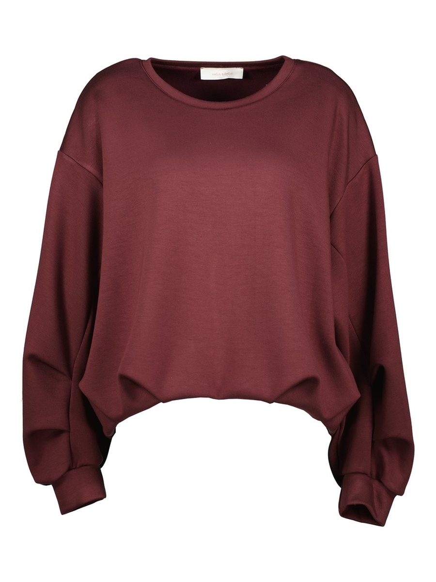 Sweater van het merk Amelie&amelie in het Bordeaux
