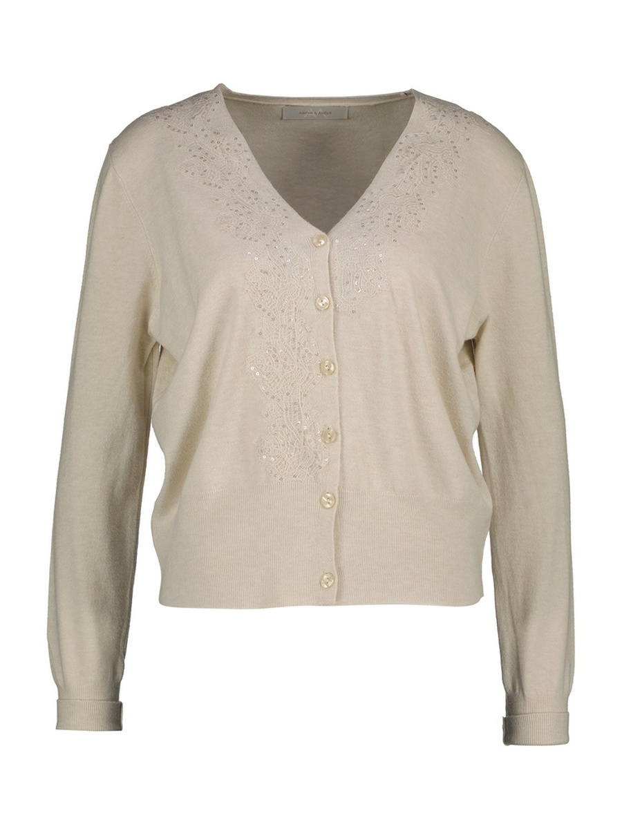Gilet van het merk Amelie&amelie in het Beige
