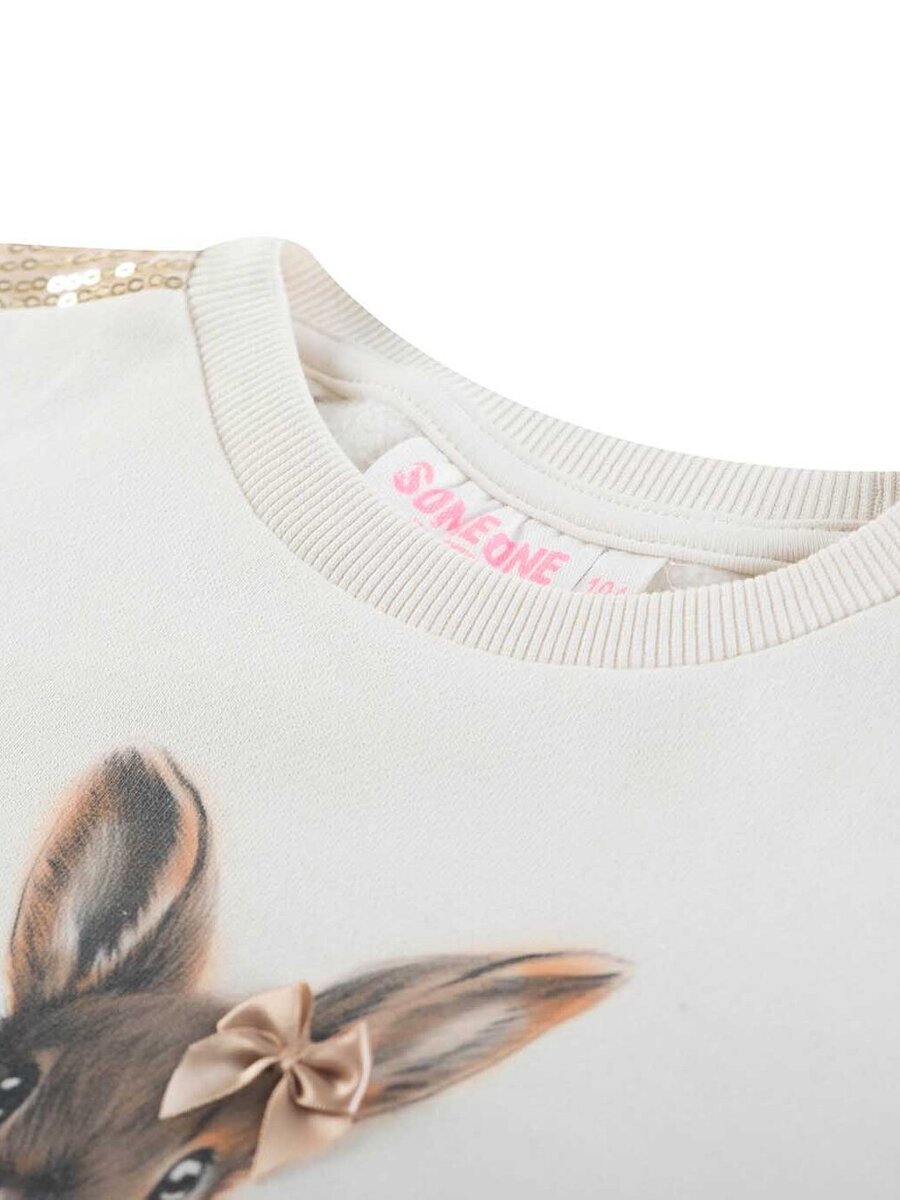 Sweater van het merk Someone in het Ecru
