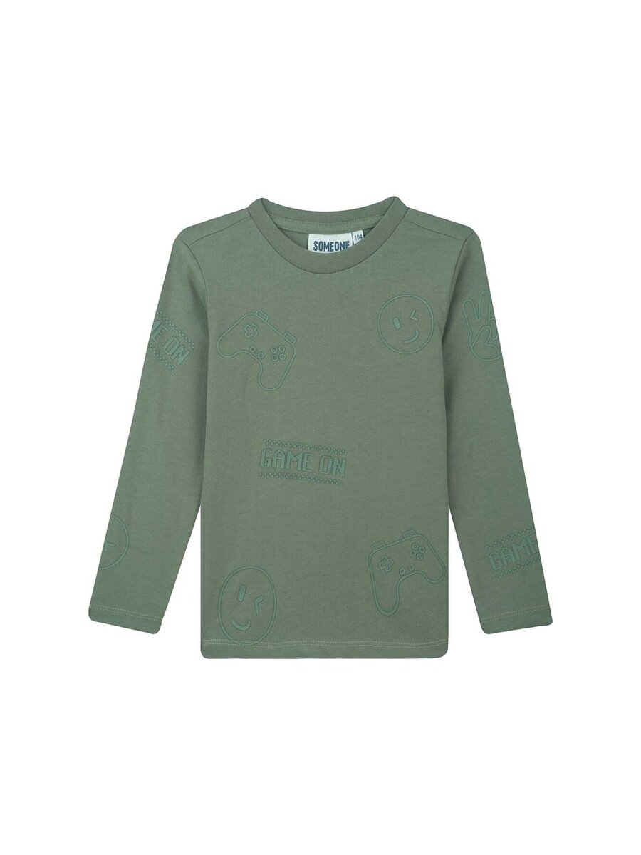 T-shirt van het merk Someone in het Kaki