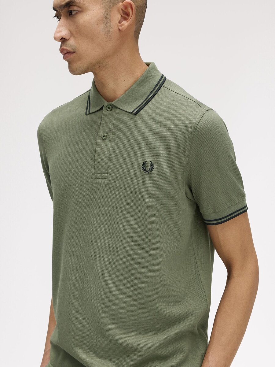 Polo van het merk Fred Perry in het Groen