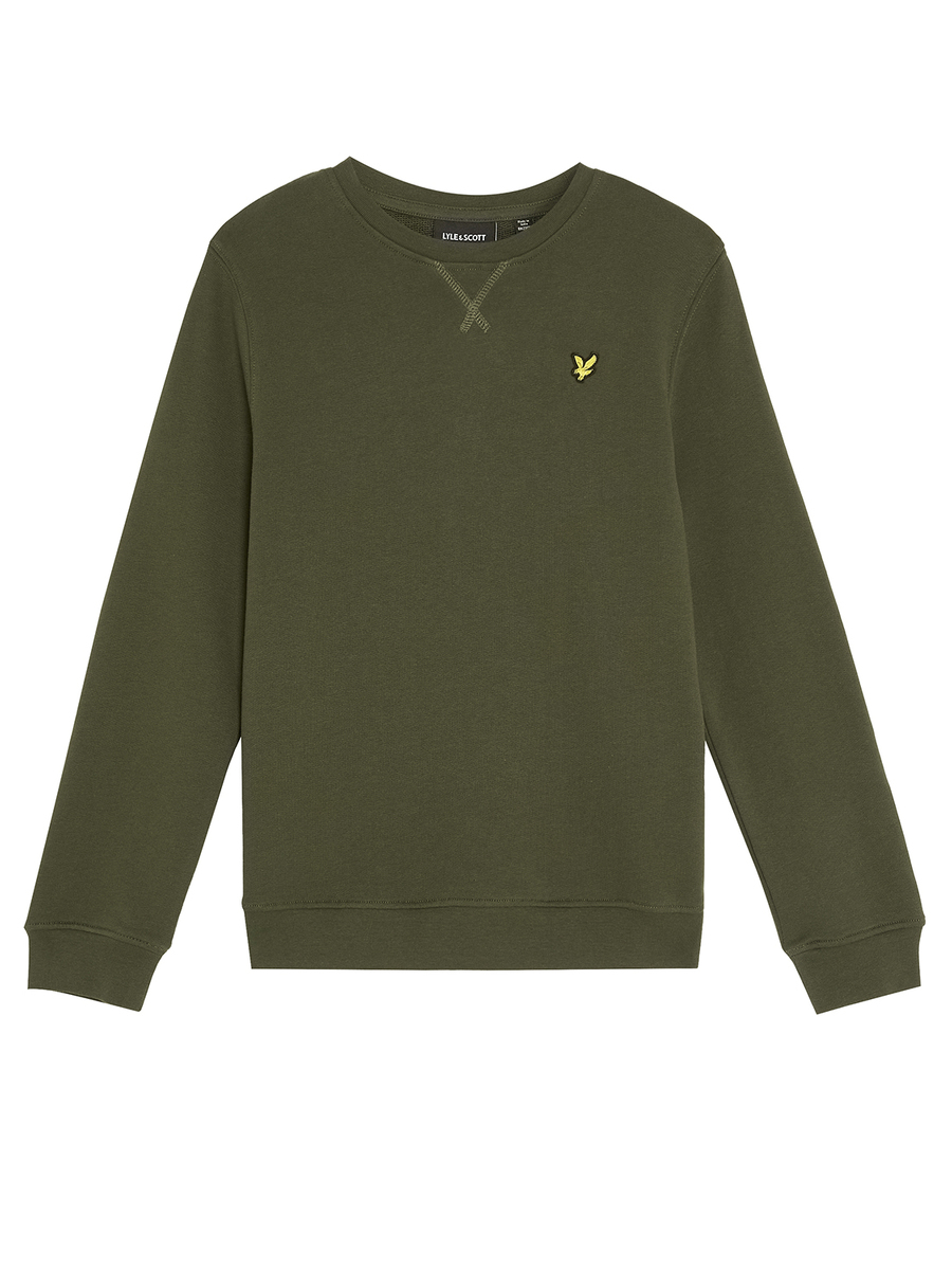 Sweater van het merk Lyle & Scott in het Kaki