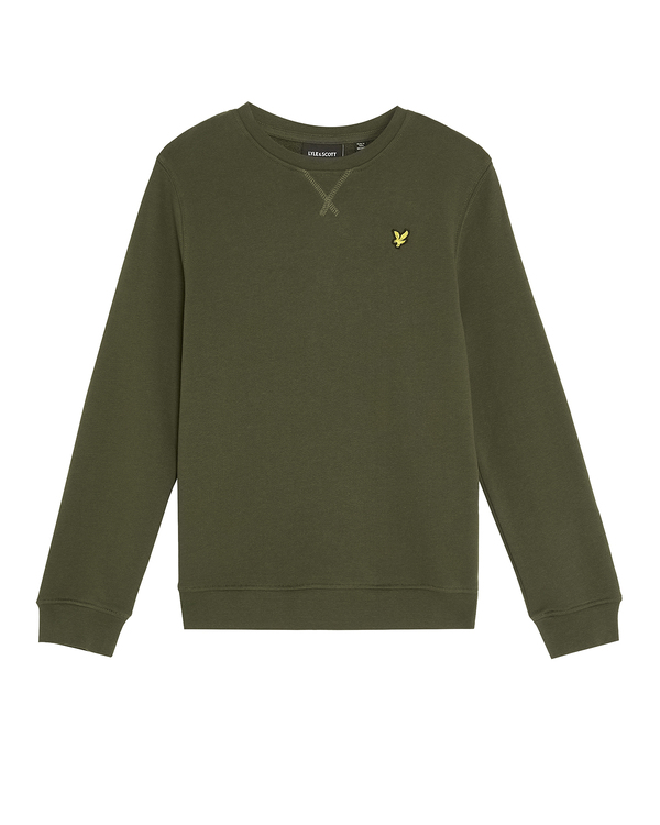 Sweater van het merk Lyle & Scott in het Kaki