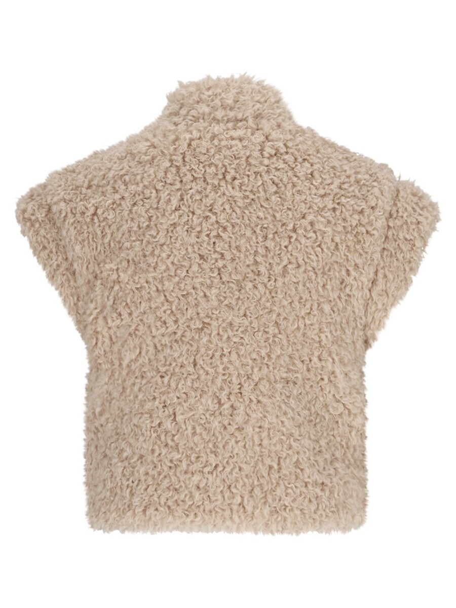 Bodywarmer van het merk Like Flo in het Beige