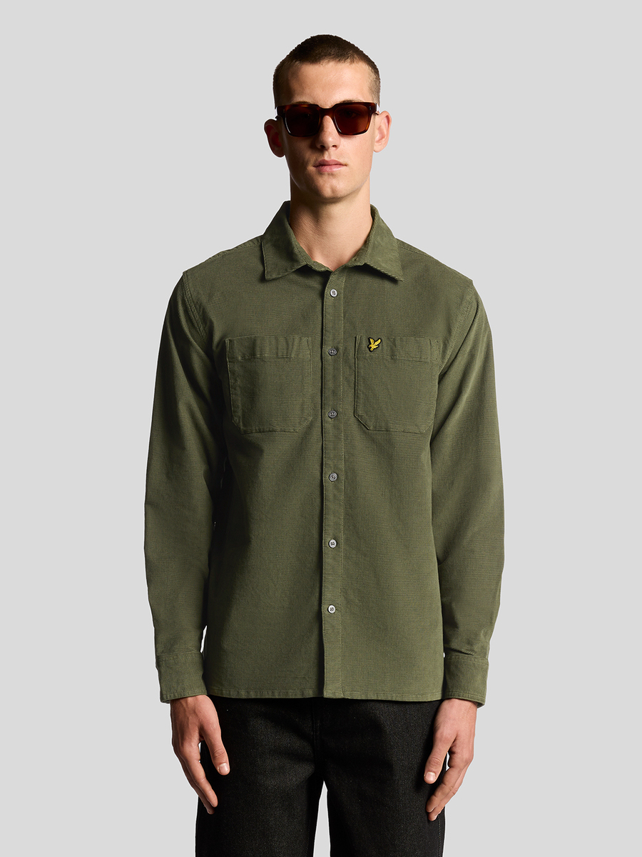 Hemd van het merk Lyle & Scott in het Kaki